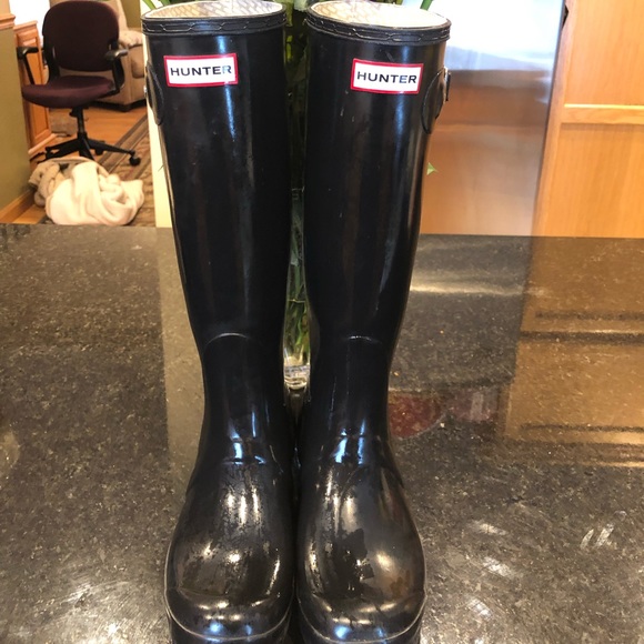 thigh high hunter boots